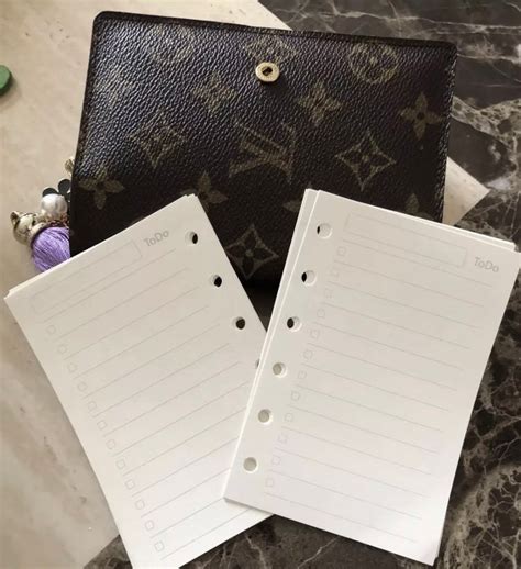 Louis Vuitton agenda refills